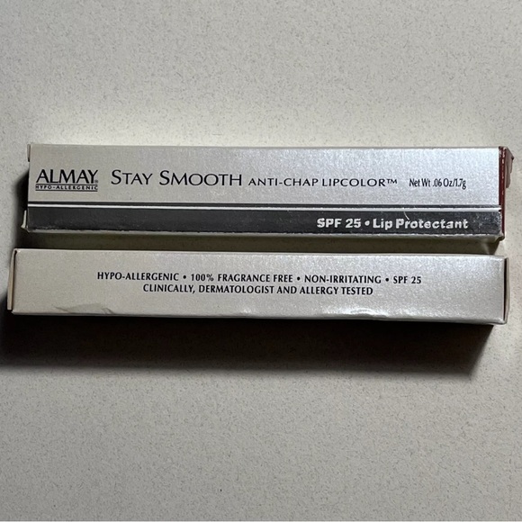 2x ALMAY Stay Smooth Anti-Chap Lipcolor with SPF 25 - Lip Protectant #09 NUDE - Picture 5 of 7